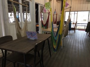 栃木県那須町のハンモックカフェ