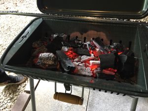 BBQ木炭の着火方法